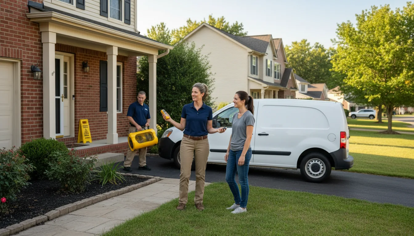 Water restoration image for Emergency Water Damage Restoration in Wheelwright, MA